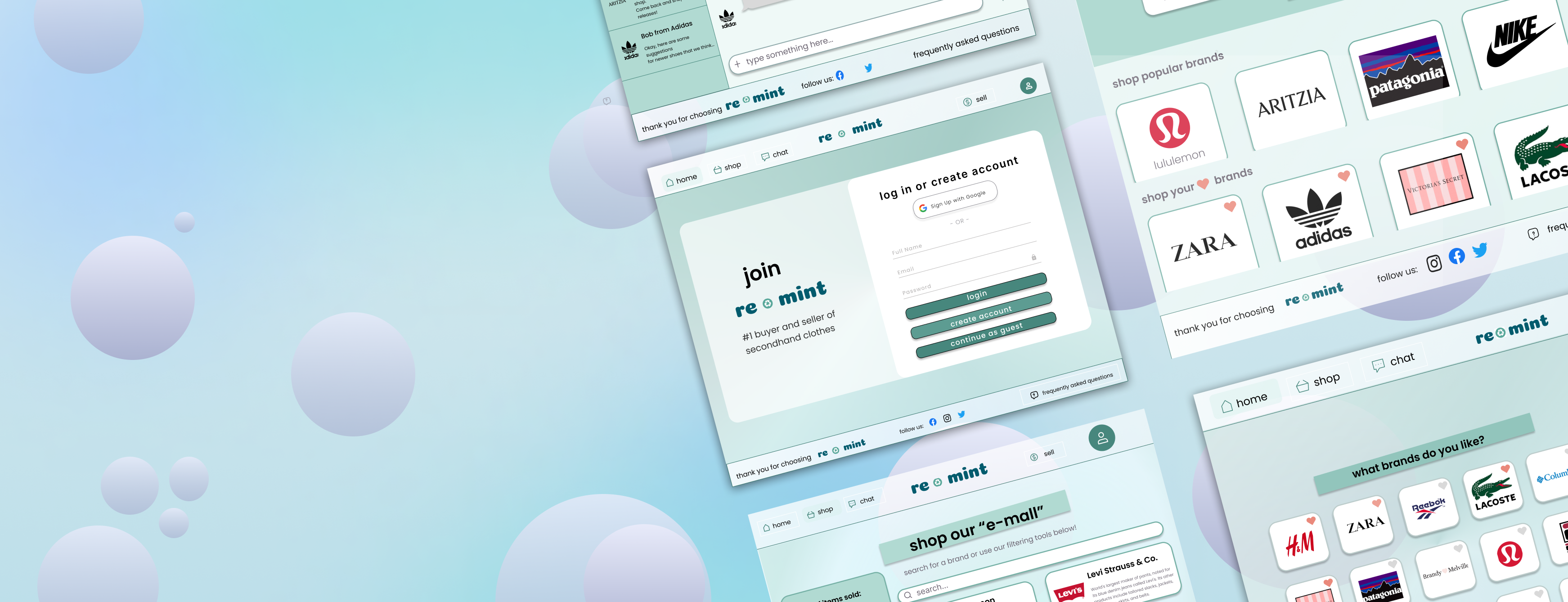 banner image that consists of stars and graident circles surrounding the website that is on top of a glass surface